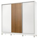 Ver imagem 1 de Guarda Roupa Casal MDF Logan 3 Portas Madesa