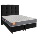 Ver imagem 1 de Cama Box + Colchão King D23 Pro Inducol + Cabeceira Estofada
