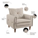 Ver imagem 4 de Kit 2 Poltronas Miami em Madeira de Eucalipto Movellu Home