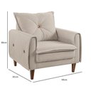 Ver imagem 3 de Kit 2 Poltronas Miami em Madeira de Eucalipto Movellu Home