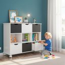 Ver imagem 3 de Nicho Organizador para Quarto Infantil Palma 6 Gavetas
