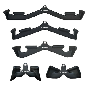 Kit Puxadores Anatômico Maciço Multipegadas Academia Yangfit