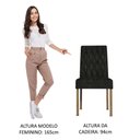 Ver imagem 6 de Kit 4 Cadeiras de Jantar 4256 Rustic/oxford Madesa Rustic/oxford