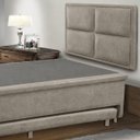 Ver imagem 2 de Base Cama Box Solteiro Baú e Cama Auxiliar 0,96 Helena Vilajo: Suede Crush Cappucino