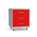 Vermelho/Cinza