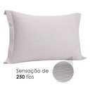 Ver imagem 3 de Conjunto 2 Porta Travesseiros com Abas 70x50cm Toque 250 Fios Essencial Lines Lyor Microfibra
