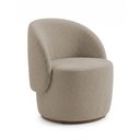 Ver imagem 4 de Kit 4 Poltronas Decorativa Premium Orgânica Ideal para Recepção e Clinicas em Bouclê Italiano Bege