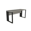 Ver imagem 5 de Escrivaninha com Gaveteiro F5 Office 3 Gavetas MDP 150cm Cinza Sagrado com Preto F5 Office