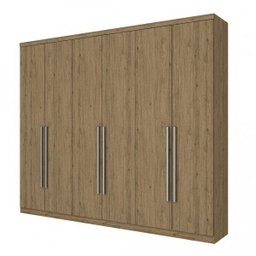 Guarda-Roupa Casal 6 Portas Amaro Henn - 3 Guarda-Roupa Casal 6 Portas Amaro Henn - 3