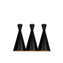 Ver imagem 1 de Kit 3 Luminária Pendente Cone Venturi Preto Fosco / Cobre