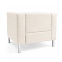 Ver imagem 7 de Poltrona Decorativa Perola Kubo Bouclé Off White - Sallar Home