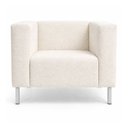 Ver imagem 5 de Poltrona Decorativa Perola Kubo Bouclé Off White - Sallar Home