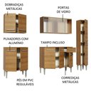 Ver imagem 5 de Armário de Cozinha Completa 201cm Rustic Emilly Fast Madesa 02