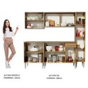Ver imagem 6 de Armário de Cozinha Completa 201cm Rustic Emilly Fast Madesa 02