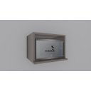 Ver imagem 1 de Aéreo Micro-ondas cozinha 450x600x500mm cor gianduia