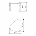 Ver mais imagens de Conjunto Sala de Estar 2 Mesas de Centro Orgânica Pé Madeira Hanover