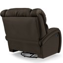 Ver mais imagens de Poltrona do Papai Sala de Cinema Reclinável Kylie Glider Manual Giratória Massagem USB PU Marrom G23