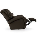 Ver imagem 7 de Poltrona do Papai Sala de Cinema Reclinável Kylie Glider Manual Giratória Massagem USB PU Marrom G23