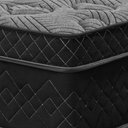 Ver imagem 3 de Cama Box Preta + Colchão Solteiro King Santa Cruz Preto Molas Ensacadas Euro Pillow 96x203x72cm