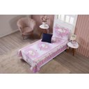 Ver imagem 3 de Colcha Cobre Leito Solteiro Infantil Menina Desenho Animado Bailarina + Capa de Almofada