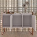 Ver imagem 5 de Armario Industrial 3 Portas Balso Conjunto 2 Peças - Branco Cobre