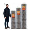 Ver imagem 3 de Tela para Galinheiro (Fio 18 1,24mm / Malha 5cm) - Rolo 25m x 1m altura