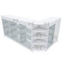 Ver imagem 4 de BALCÃO CAIXA VITRINE TAMPO DE MDF M347.B (CAIXA, LOJA) MUNDI MOVEIS