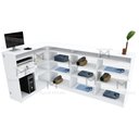 Ver imagem 6 de BALCÃO CAIXA VITRINE TAMPO DE MDF M347.B (CAIXA, LOJA) MUNDI MOVEIS