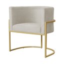 Ver imagem 4 de Kit 02 Poltronas Luana Para Sala Suede Cores - DS Estofados - Bege