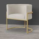 Ver imagem 7 de Kit 02 Poltronas Luana Para Sala Suede Cores - DS Estofados - Bege