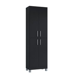 Multiuso Versati para Armazenar 4 Portas Poquema Preto - 3
