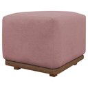Ver imagem 3 de Puff Decorativo para Sala Dalilla Persa Azaleia Bouclé