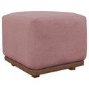 Ver imagem 1 de Puff Decorativo para Sala Dalilla Persa Azaleia Bouclé
