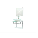 Ver imagem 1 de Gabinete de Vidro 40cm para Banheiro Cuba Quadrada Branco - Dahora