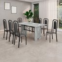 Ver imagem 1 de Conjunto para Sala de Jantar com 8 Cadeiras Lara Preto