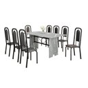 Ver imagem 2 de Conjunto para Sala de Jantar com 8 Cadeiras Lara Preto