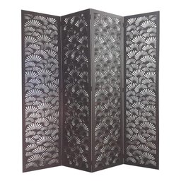 Biombo 4 Folhas 172X180cm Mdf Modelo 25 Rustico Vazado - 1