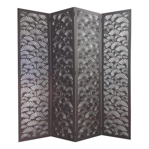 Biombo 4 Folhas 172X180cm Mdf Modelo 25 Rustico Vazado