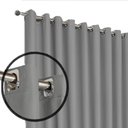 Ver imagem 3 de cortina para apartamento varao Turin 2,80 x 2,40 cinza