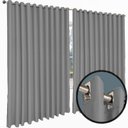 Ver imagem 2 de cortina para apartamento varao Turin 2,80 x 2,40 cinza