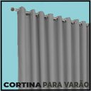 Ver imagem 4 de cortina para apartamento varao Turin 2,80 x 2,40 cinza