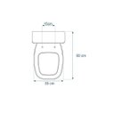 Ver imagem 3 de Assento Sanitário Poliéster Avant Branco - Incepa