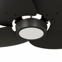 Ver imagem 2 de Ventilador de Teto Natuvent Dahlia Led 4 Pás Madeira Preto 4000k Branco Neutro, Luz Neutra 127v
