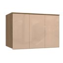 Ver imagem 1 de Armário Ponte Modulado Aéreo Solteiro N541 Adapt C- 3 Portas Nogueira-macadamia - Kappesberg