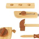 Ver imagem 3 de Jogo de Ferramentas de Madeira para o Pequeno Marceneiro