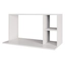 Ver imagem 1 de Suporte Micro-ondas Forno Armário Aéreo 80cm 2 Prateleiras Maya M24 Branco - Mpozenato