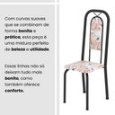 Ver imagem 7 de Conjunto Sala de Jantar com 6 Cadeiras Lara Preto/Bege
