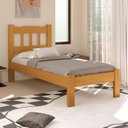 Ver imagem 3 de Cama Solteiro New Perola Madeira Maciça Cor Mel