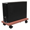 Ver imagem 2 de Suporte Para CPU de Computador Com Rodinhas em MDF 18mm 20x40cm - Wp Connect Suporte CPU Rosa Glamou