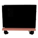 Ver imagem 3 de Suporte Para CPU de Computador Com Rodinhas em MDF 18mm 20x40cm - Wp Connect Suporte CPU Rosa Glamou